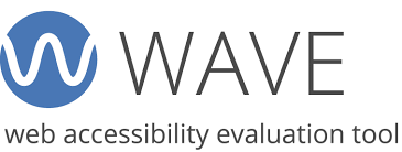 WAVE web accessibility evaluation tool logo